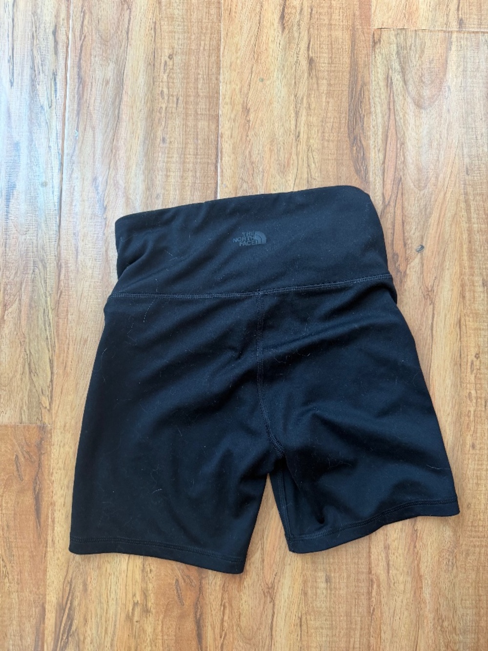 North face black biker shorts